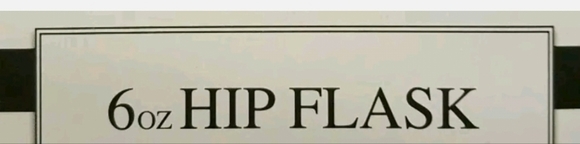 Hip Flask * Siver * New * 6oz - Picture 3 of 3